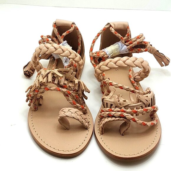 Torgeis Womens Aurelia Flat Sandals -  Size  7 Medium - Picture 1 of 7